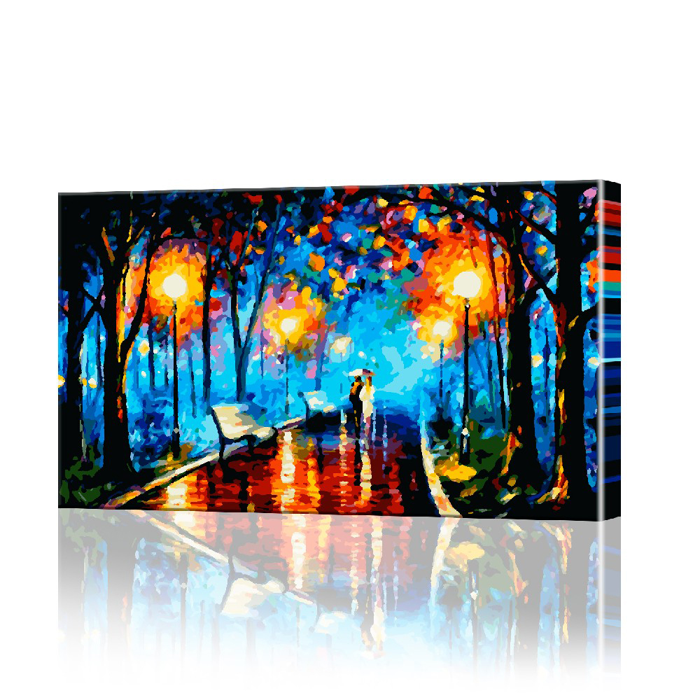 Картина по номерам ArtSale Парковая аллея PBN0239 40х70 см