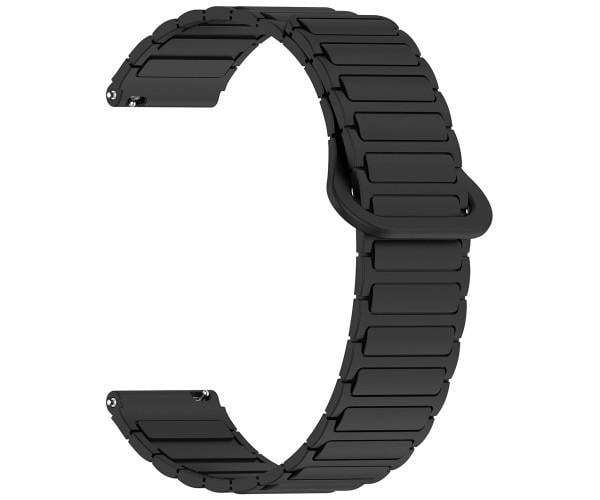 Ремешок Silicone Magnetic для смарт-часов Nothing CMF Watch Pro/Pro 2/Pro 3 22 мм Черный