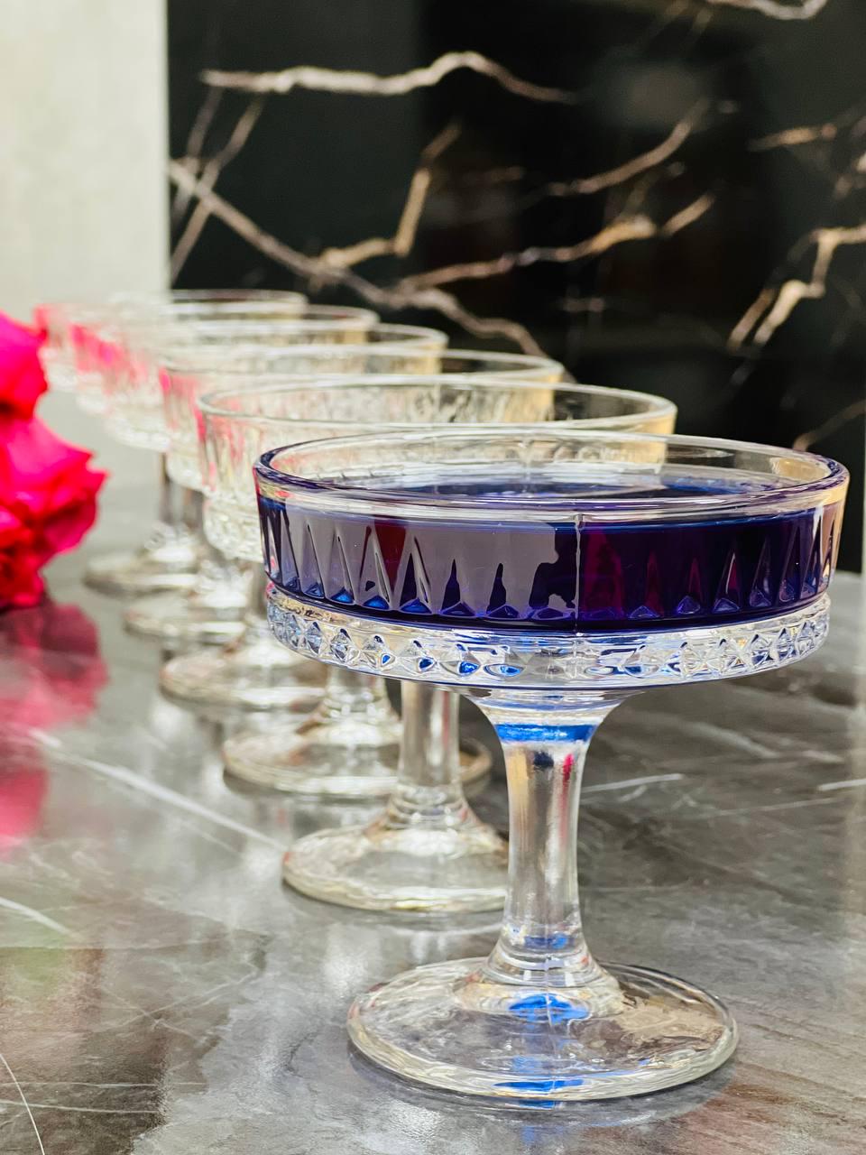 Набор бокалов-креманок Делайт 6 шт. 195 мл Прозрачный (102-1705)