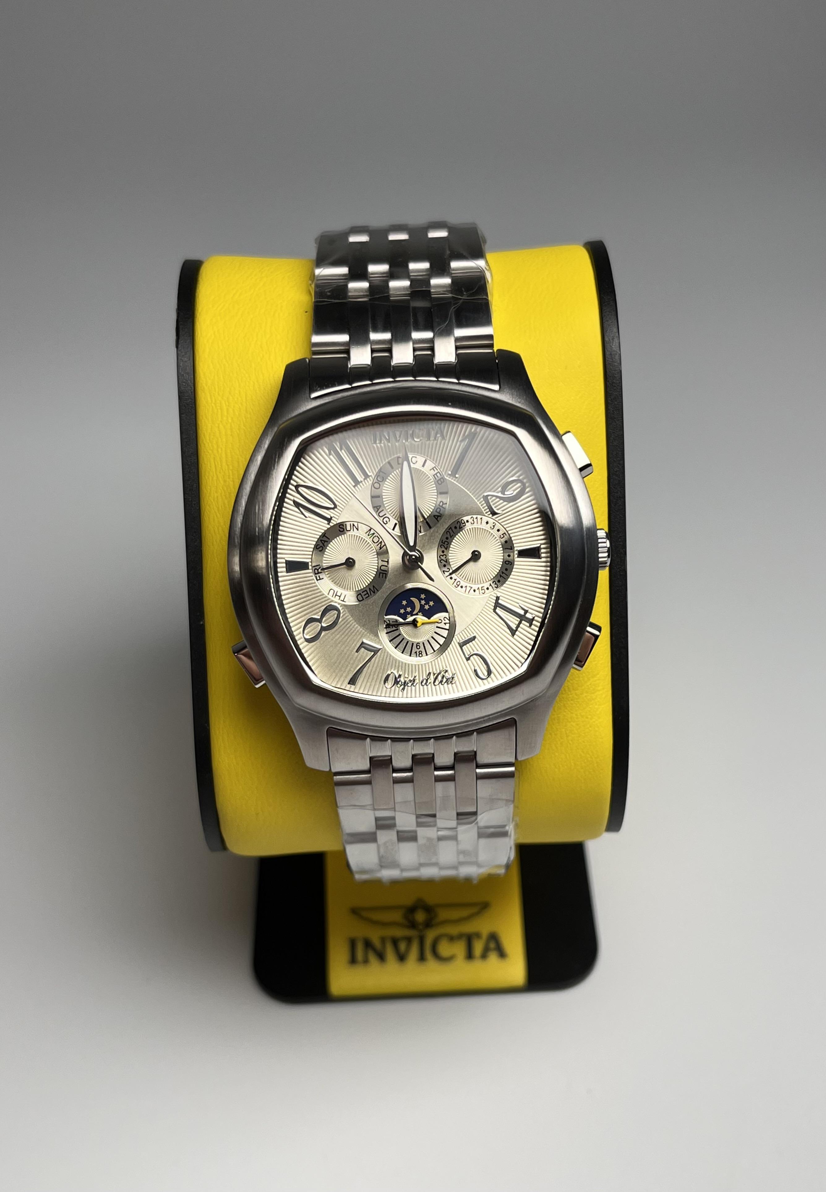 Наручний годинник чоловічий класичний Invicta 37656 Objet (23120021) - фото 2 Наручний годинник чоловічий класичний Invicta 37656 Objet (23120021) - фото 2