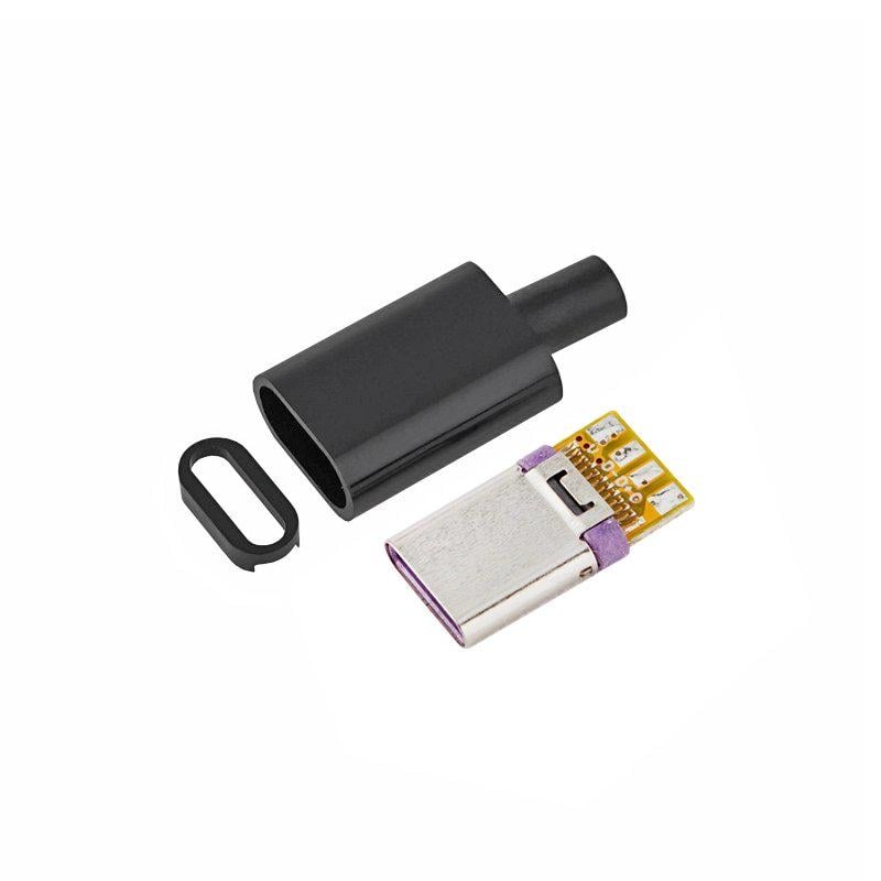 Штекер USB Type-C 5A 4pin Черный (A448013)