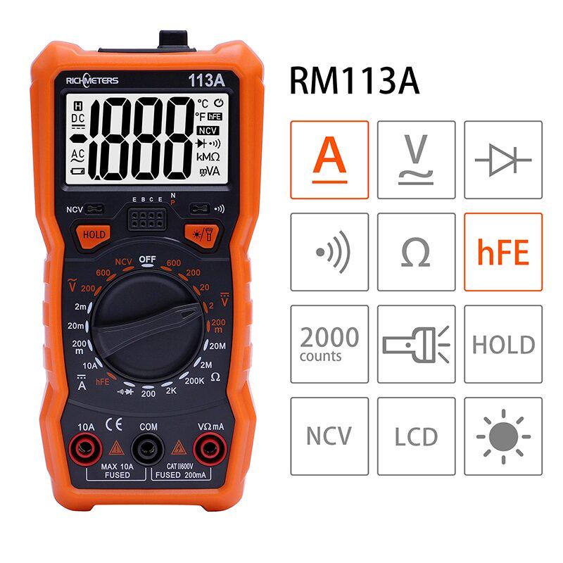 Мультиметр Richmeters NCV 2000 (RM113A) - фото 4