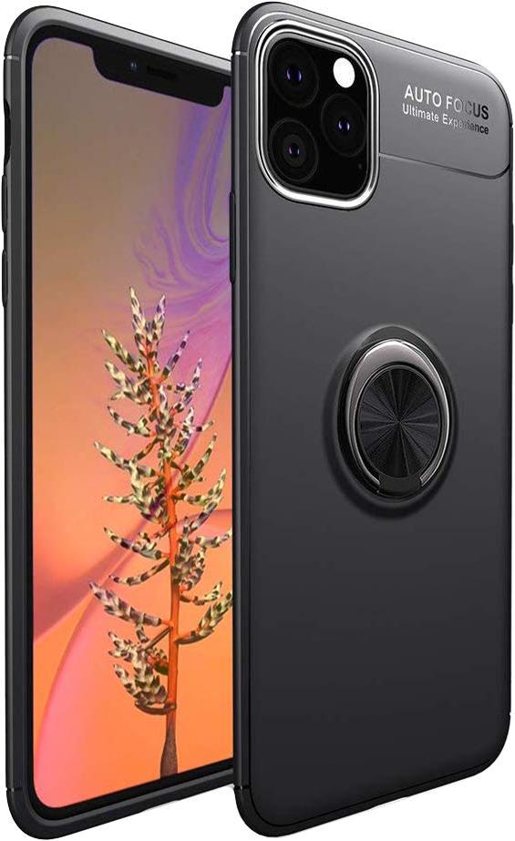 Чехол с кольцом Auto Focus для iPhone 11 Pro Black (11406-2B)