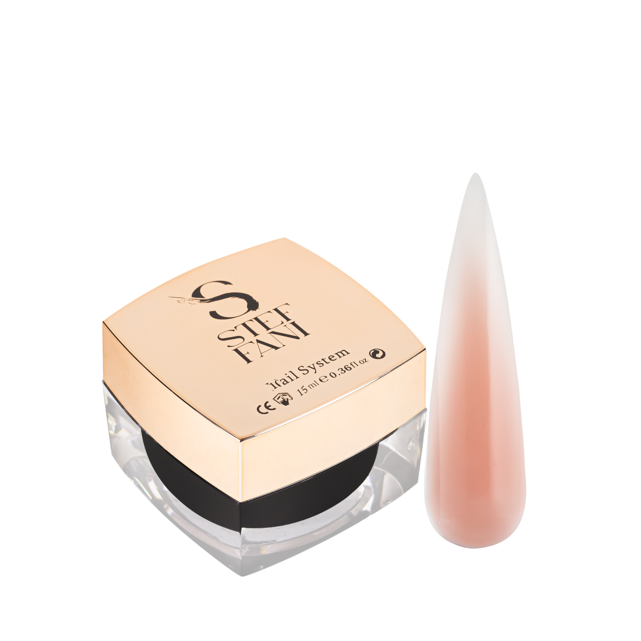Гель для нарощування нігтів камуфлюючий Steffani Jelly Gel 15 мл 04 Персиковий Гель для нарощування нігтів камуфлюючий Steffani Jelly Gel 15 мл 04 Персиковий