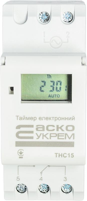 Таймер электронный Аско THC15 16А 230В недельный (A0090040005)