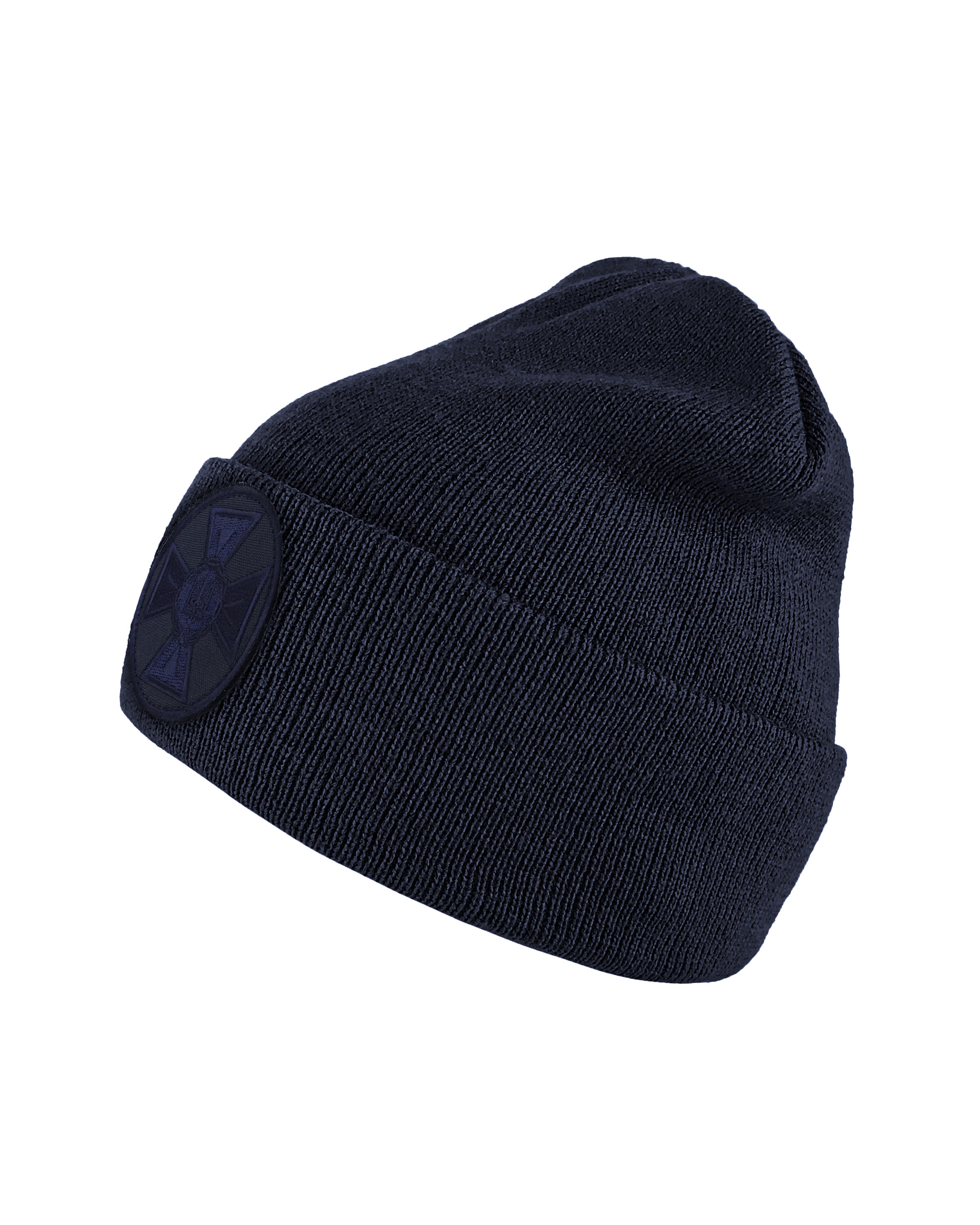 Шапка вязаная ДСНС с кокардой One Size Синий (SHAP-10.2)
