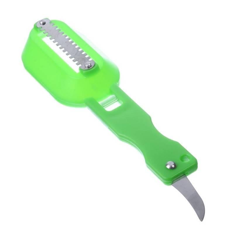 Нож для чистки рыбы Fish Knife Зеленый (2691)