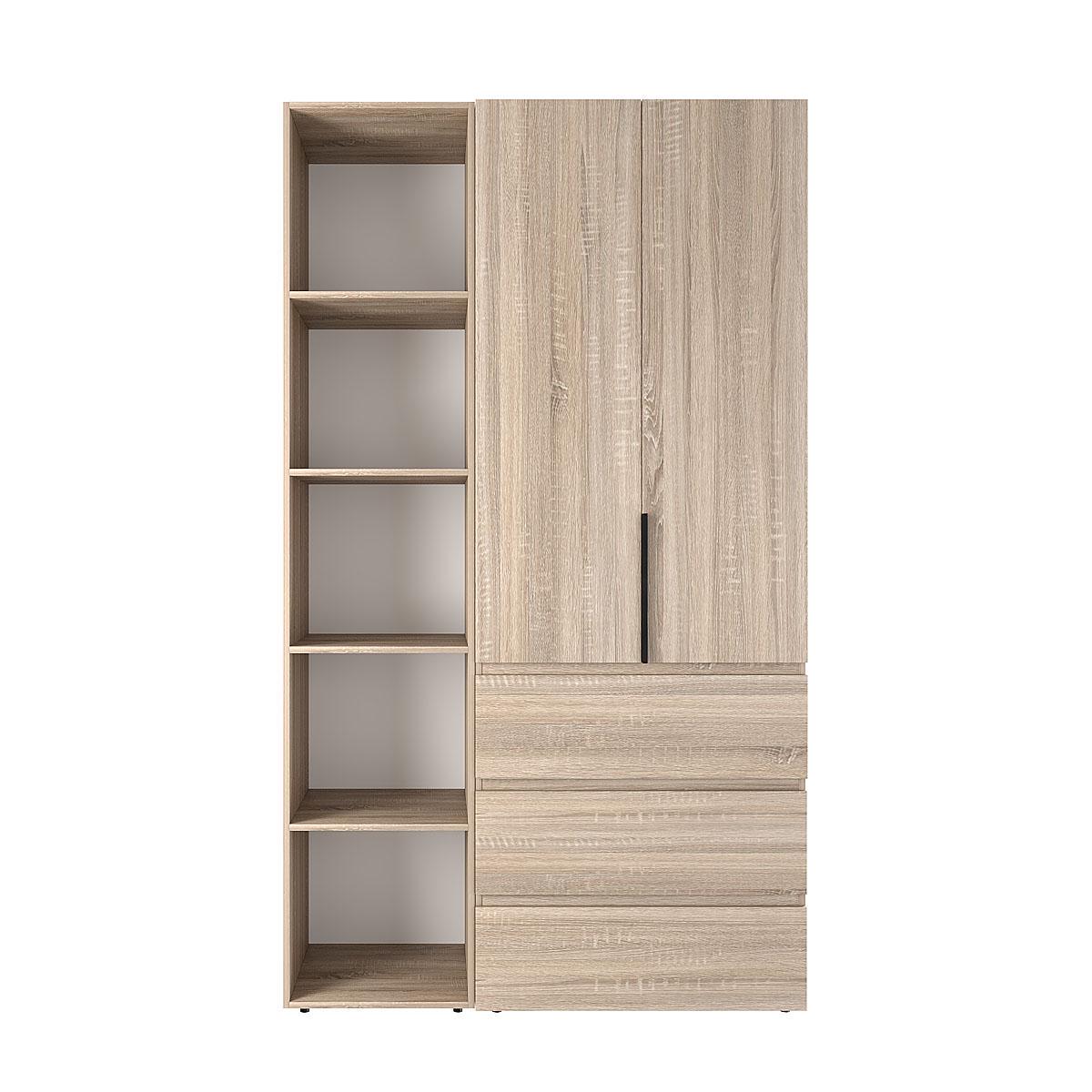 Шкаф распашной комбинированный ART IN HEAD №7 Light 1200x500x2200 мм Дуб Сонома светлый (GALTK0713000000) - фото 1