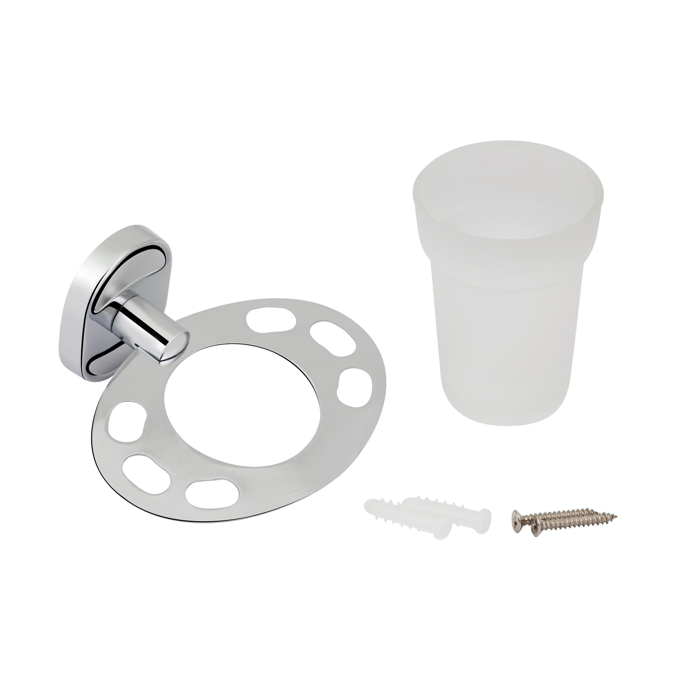 Стакан Kroner KRM Elbe-ACG2906-1 с держателем зубных щеток - фото 2 Стакан Kroner KRM Elbe-ACG2906-1 с держателем зубных щеток - фото 2