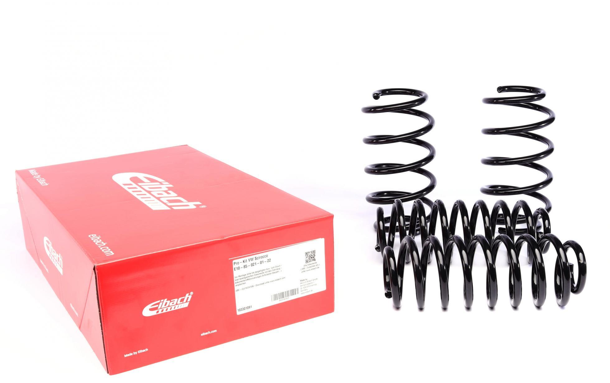 Комплект пружин підвіски EIBACH Pro-Kit для VW Scirocco 08-17 4 шт. (E10-85-021-01-22)