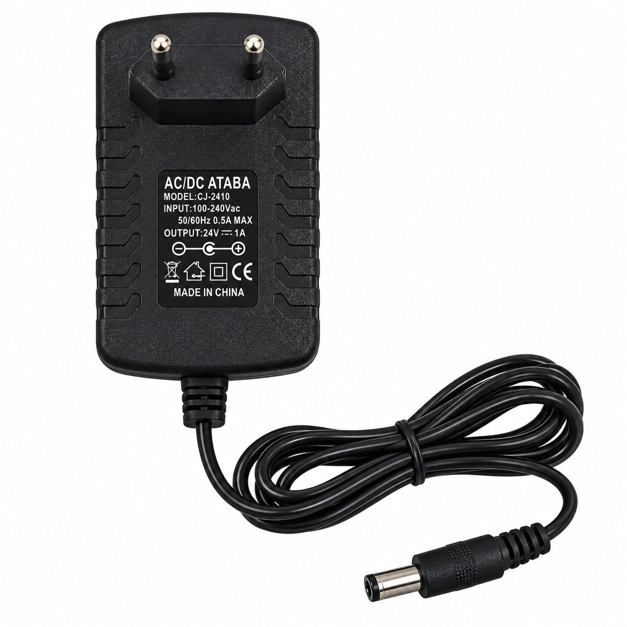 Зарядка МЗП для ноутбуков 24V1A пластик CJ-2410 (000061025)
