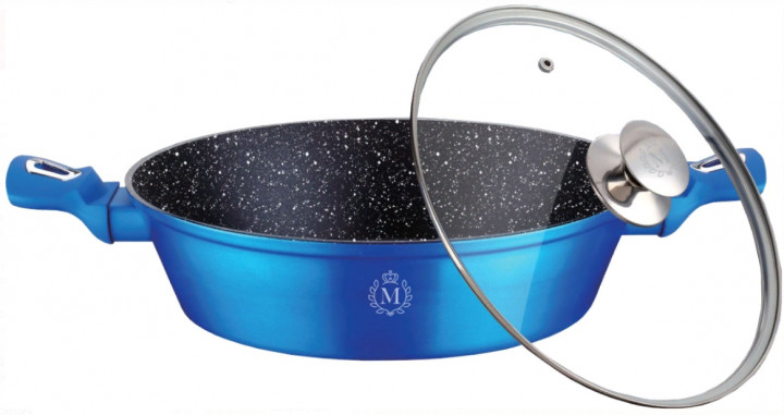 Сотейник Royal Meisterklasse Blue Edition Metallic Line MK-1047 3,5 л 28 см