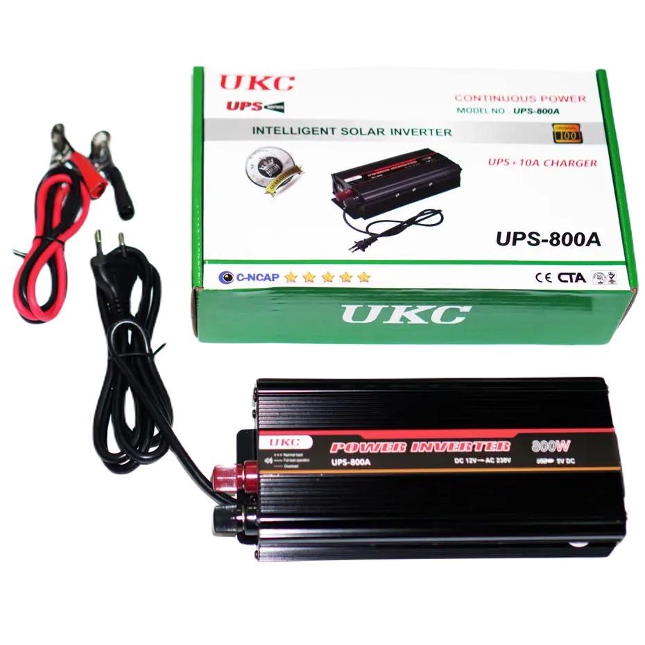 Преобразователь напряжения UKC UPS-800A 800 W DC/AC 12-230V с зарядкой Black (2018974259) - фото 7 Преобразователь напряжения UKC UPS-800A 800 W DC/AC 12-230V с зарядкой Black (2018974259) - фото 7