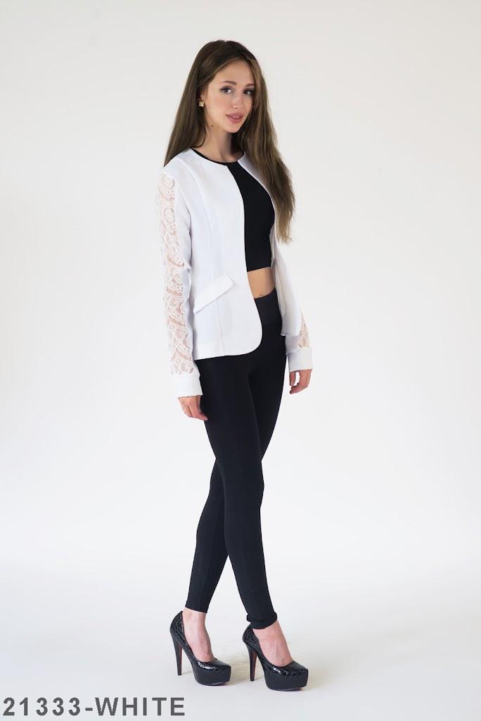 Піджак жіночий Podium Darline 21333-WHITE L Білий - фото 3 Піджак жіночий Podium Darline 21333-WHITE L Білий - фото 3