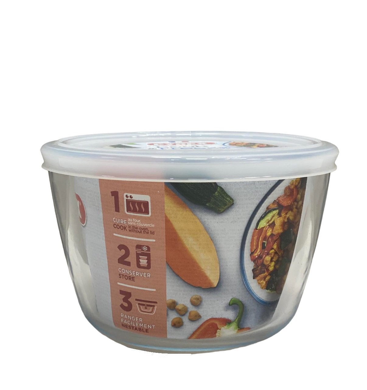 Контейнер Pyrex Cook&Freez 154P001 стеклянный с крышкой 1,1 л (66b1c56a252e696bca046bea)