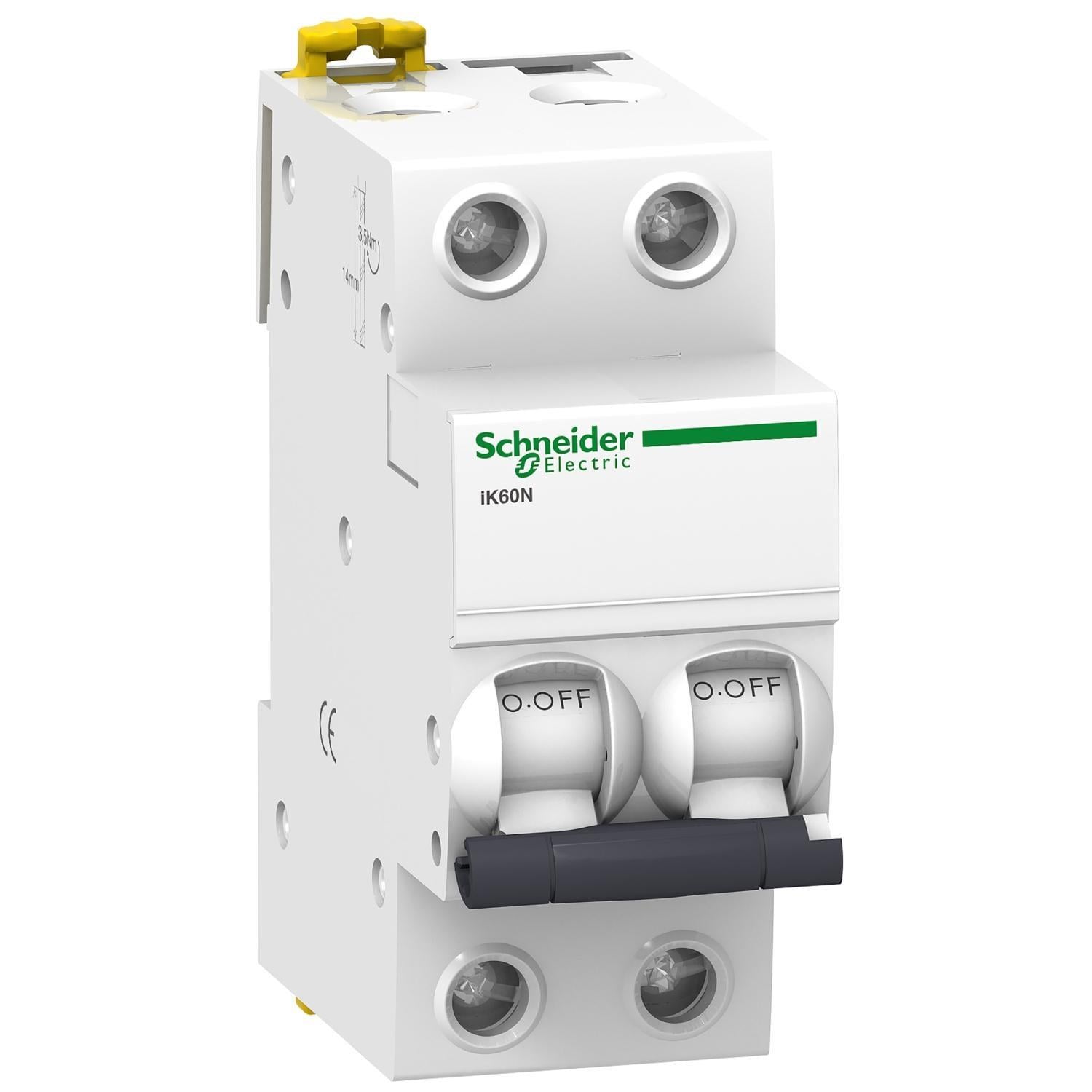 Автоматический выключатель Schneider Electric Acti9 iK60N 2P тип-C 16А (28679818)