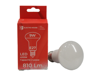 Лампа Electro House LED R63 9Вт E27 4100K