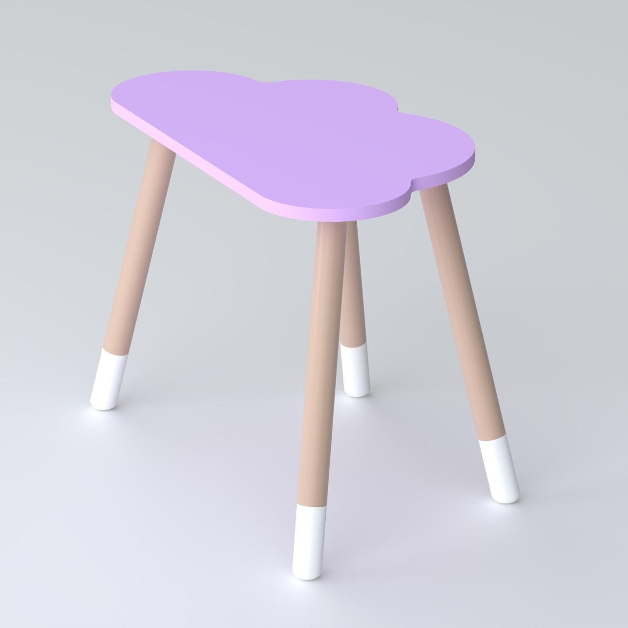 Детский столик Облако для девочек до 7 лет 46х70х40 см Фиолетовый (2796300076)