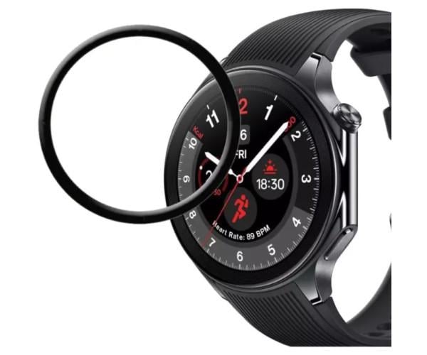 Стекло противоударное защитное SoftGlass Full Cover P ммA для Oppo Watch X Black