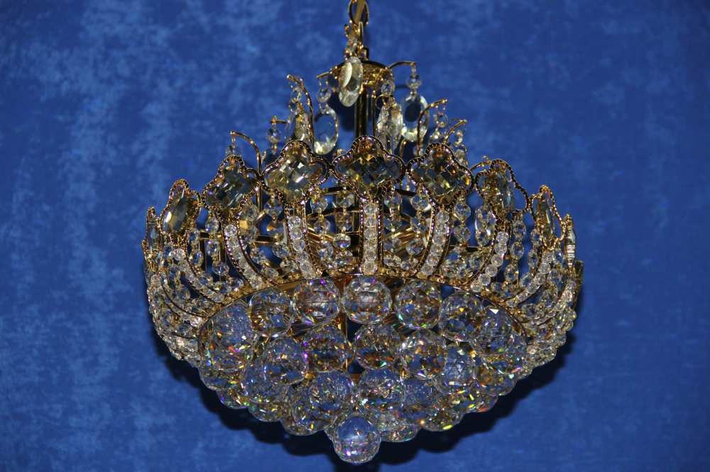 Кришталева люстра L0592/6 Золото/Білий (AN000768)