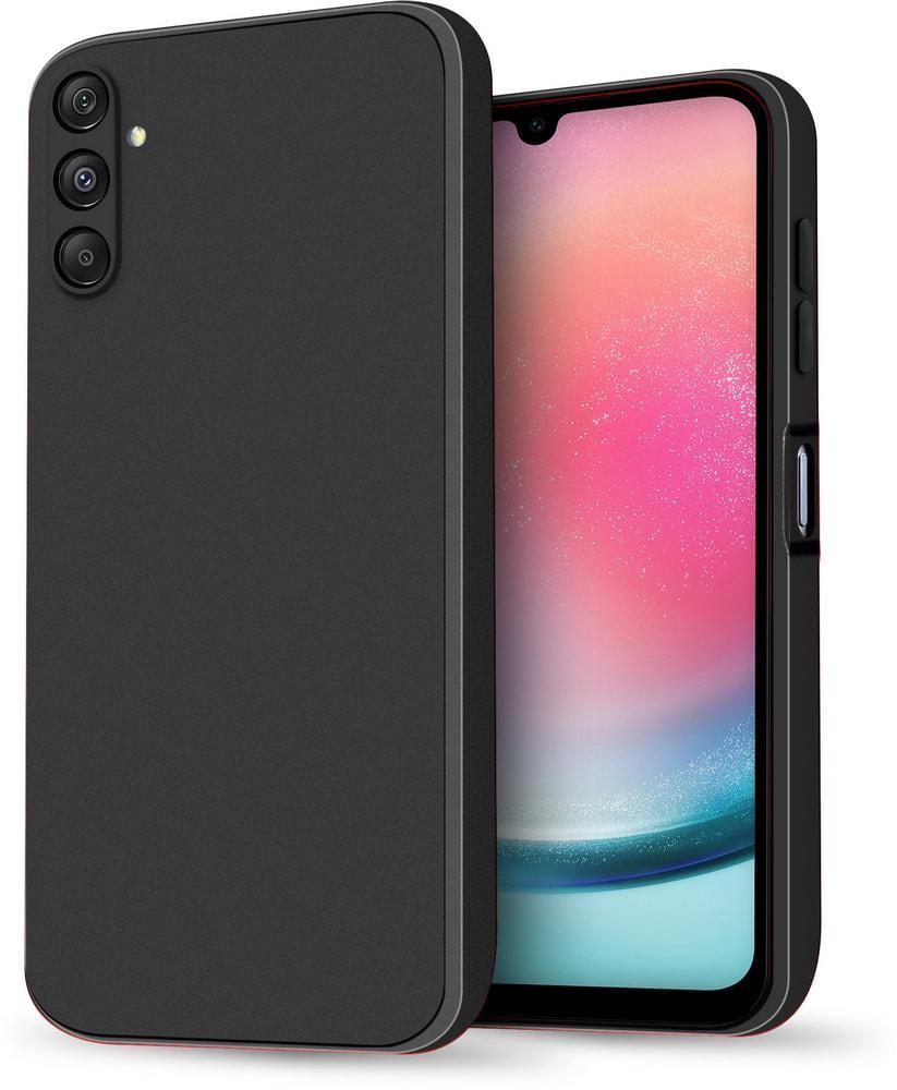 Силиконовый чехол HardCorner Samsung Galaxy A24 A245 (с микрофиброй) Black (34798-2B) Силиконовый чехол HardCorner Samsung Galaxy A24 A245 (с микрофиброй) Black (34798-2B)