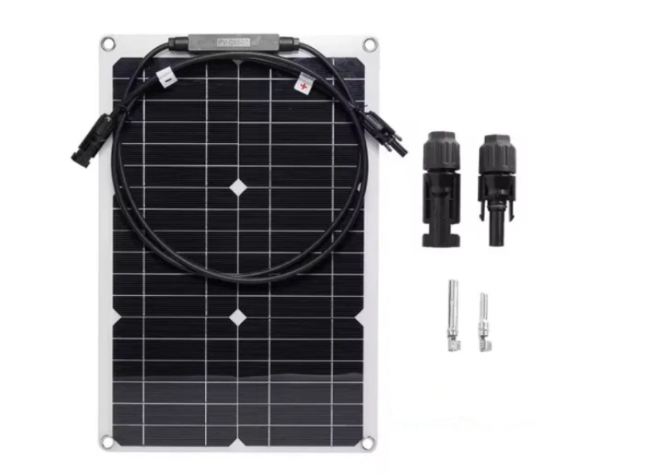 Сонячна панель 18В вологозахищена монокристалична 420х280 мм (28186522)