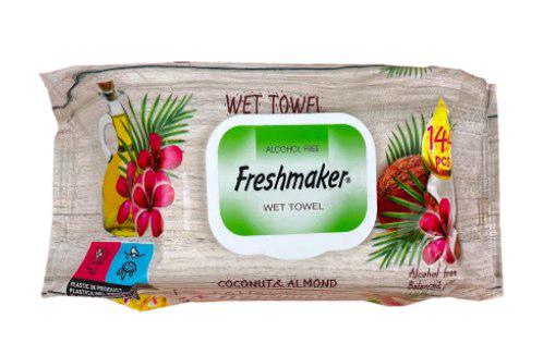 Серветки вологі Freschmaker Wet Towel Almonds&Coconut 144 шт. (13346097)