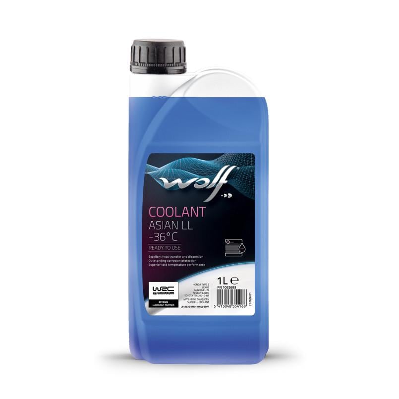 Охолоджуюча рідина WOLF COOLANT ASIAN LL -36 °C 1 л