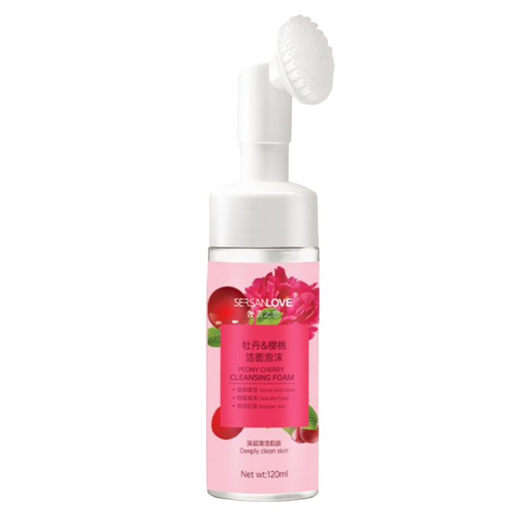Пенка-мусс для лица Sersanlove Peony Cherry со щеточкой 120 мл (13725) Пенка-мусс для лица Sersanlove Peony Cherry со щеточкой 120 мл (13725)