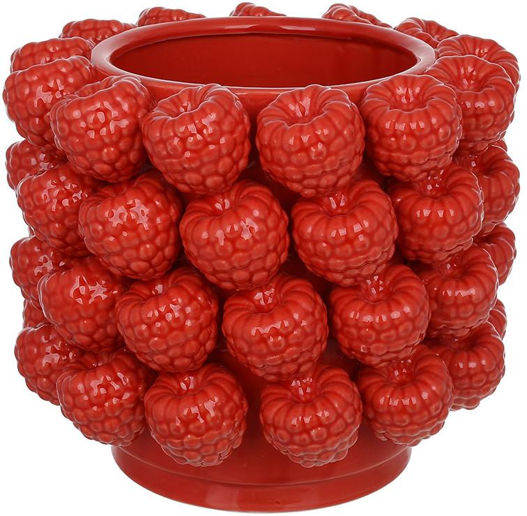 Ваза фарфоровая Raspberry Ø 23x20 см Красный Ваза фарфоровая Raspberry Ø 23x20 см Красный