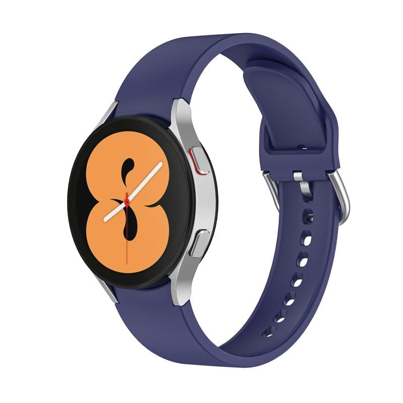 Силіконовий ремінець Watchbands OneLine для Samsung Galaxy Watch 4 Classic 42 мм Синій (WB00S4ONELINE42-7) - фото 3