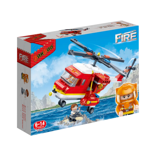 Конструктор BanBao Пожарные Вертолет 306 эл. (71258)