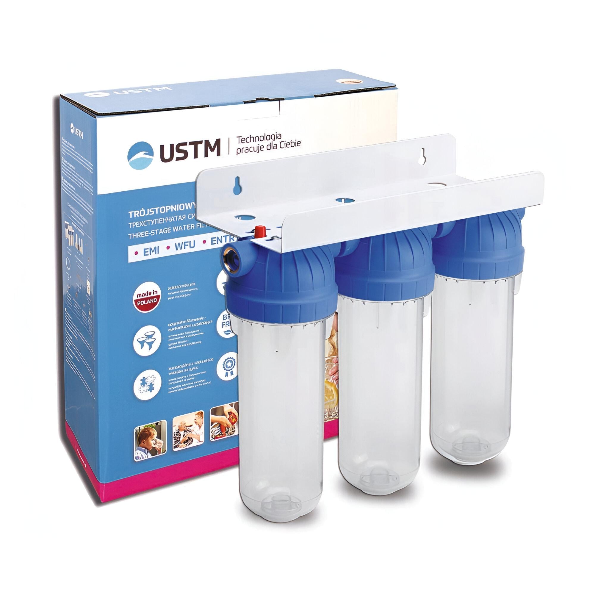 Тройной фильтр для воды USTM 1" FS3-WFW1 (SQ-1047290)