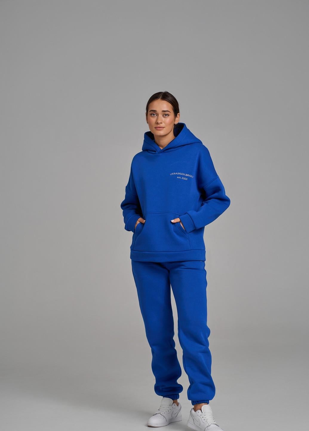 Спортивный костюм женский UT на флисе XL Электрик (SK08 электрик XL)