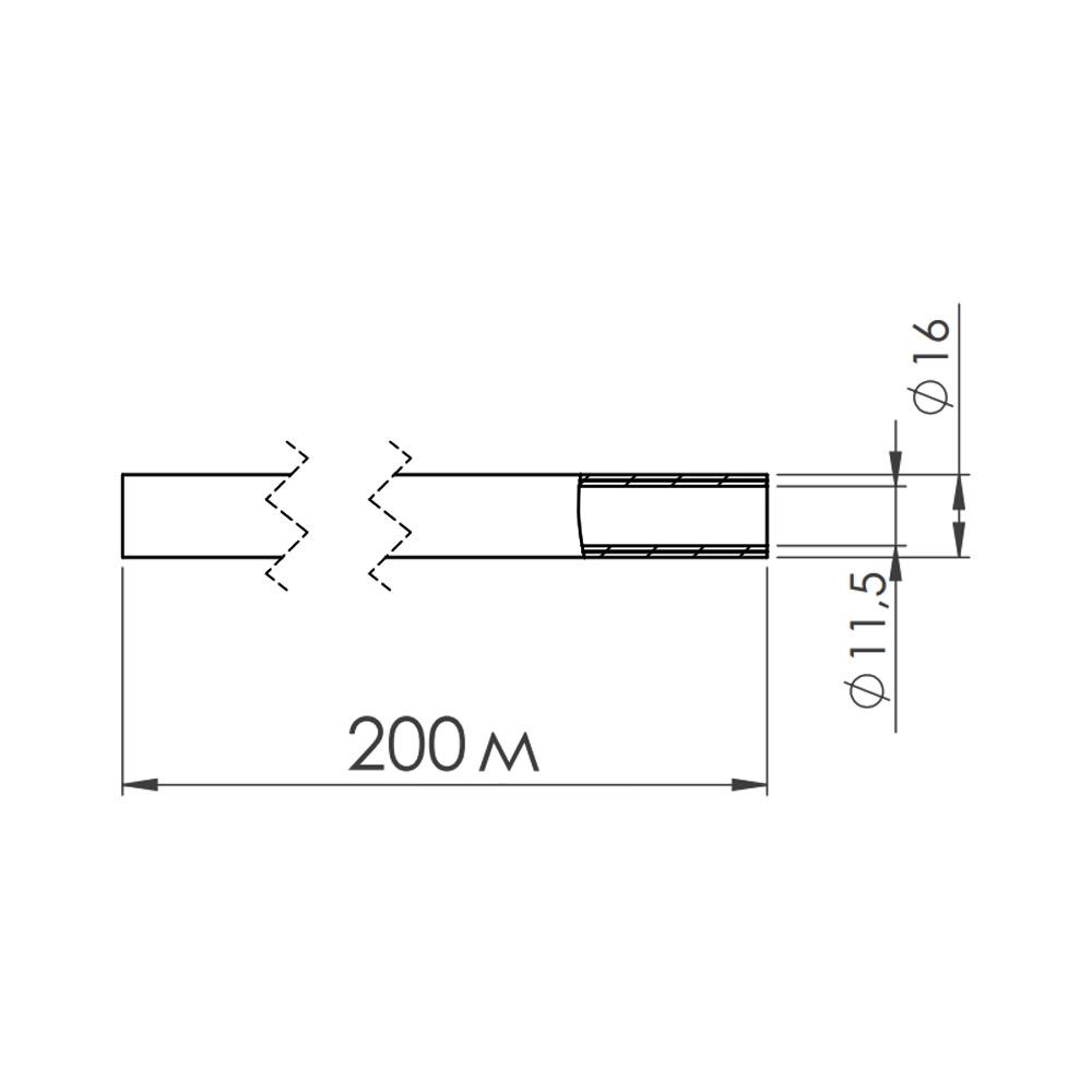 Труба металлопластиковая SD Forte PERT-AL-PERT SFE0111616 16х2 мм (FRRS00030204) - фото 3