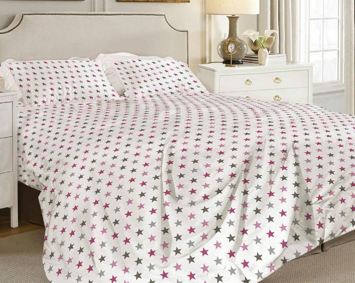 Комплект постельного белья Zastelli 60 поплин двуспальное 175х210 Серый