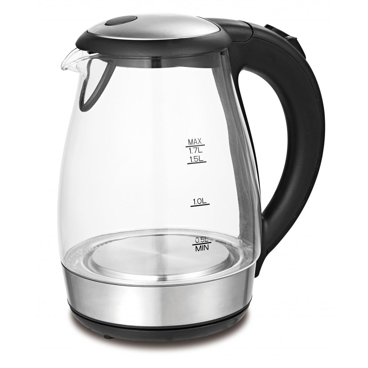 Електрочайник First FA-5405-8 1,7 л 2200 Вт Чорний (29924948)