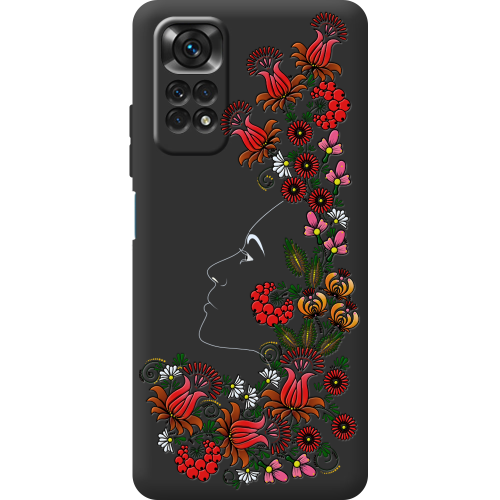 Чохол BoxFace Xiaomi Redmi Note 11 Global Version 3D Ukrainian Muse Чорний силікон (44124-bk64-44084)