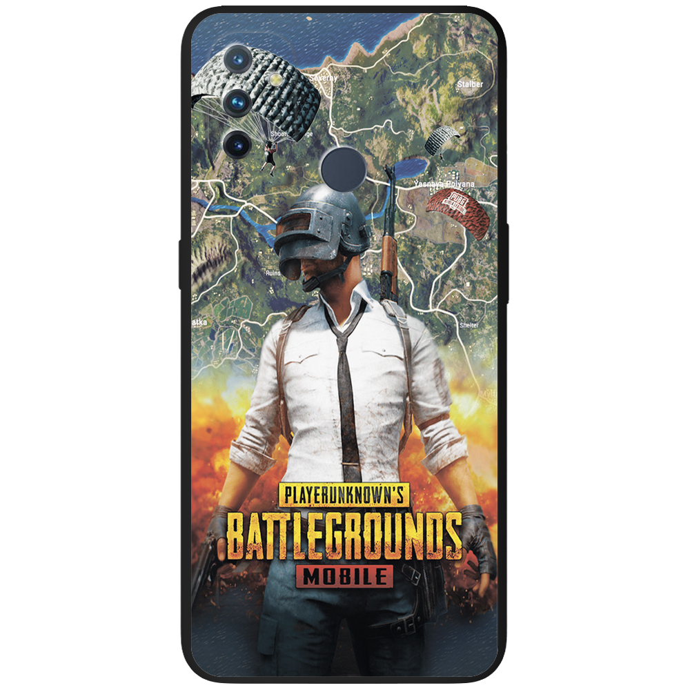 Чехол Boxface OnePlus Nord N100 PUBG Mobile Черный силикон (42753-up2309-44165)