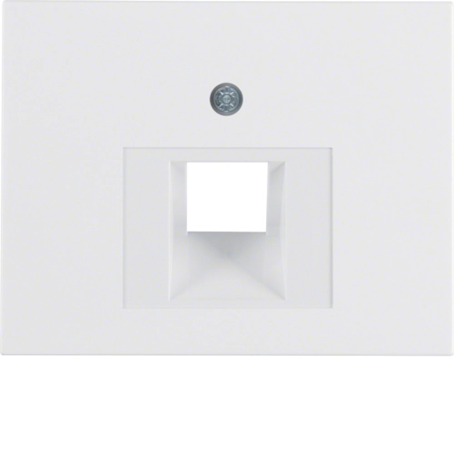 Панель лицьова Berker K.1 для розетки UAE Полярна білизна (14077009)