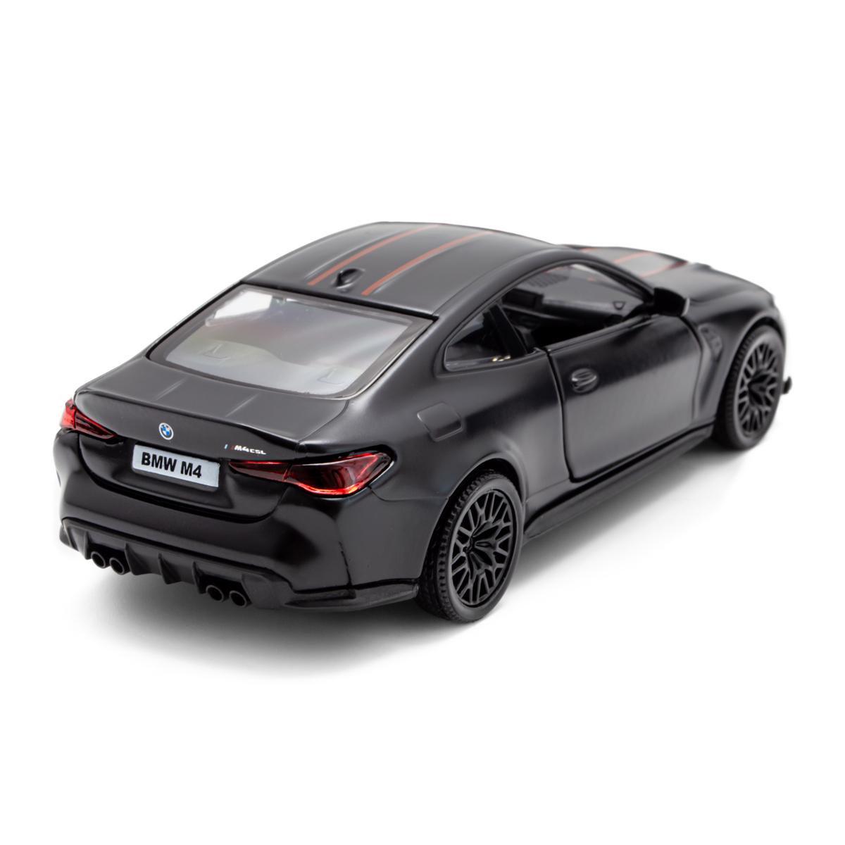 Автомодель игрушечная детская BMW M4 CSL 2023 Черный - фото 11