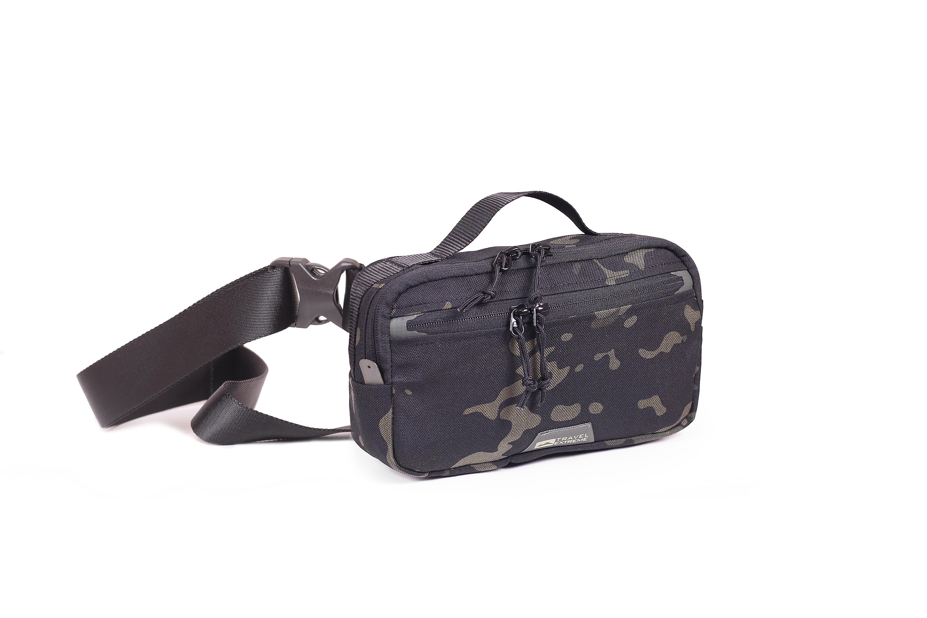 Городская сумка поясная Travel Extreme Alpha Cordura Multicam Black