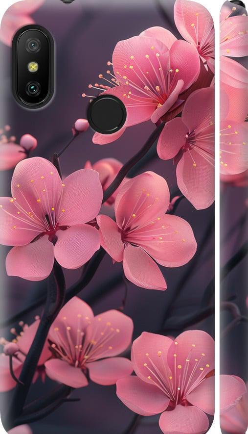 Чехол на Xiaomi Mi A2 Lite Пурпурная сакура (6075m-1522-42517)