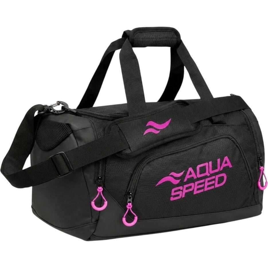 Сумка спортивная Aqua Speed ​​DUFFEL BAG S 33L Черно-розовый (141-73)