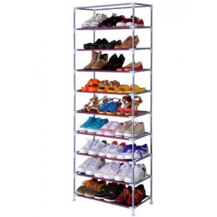 Шафа-органайзер для взуття Shoe Cabinet тканинний Сірий (17637690) - фото 3