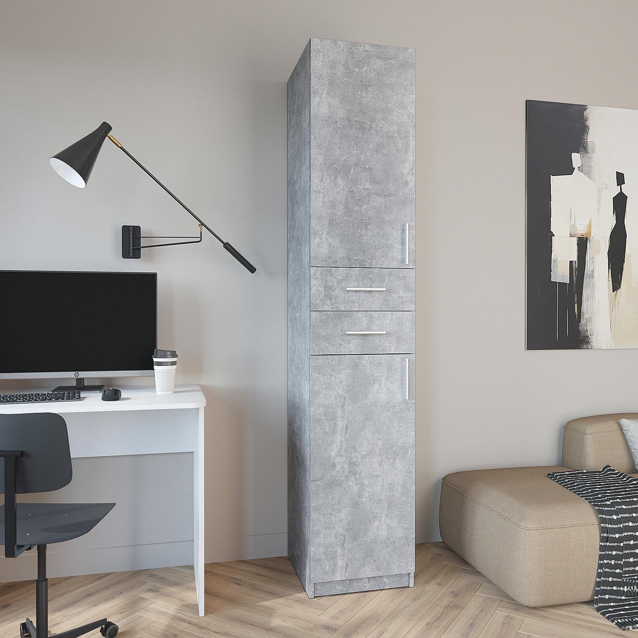 Шкаф пенал-3 Компанит NEW 40х40х200 см Ателье комби - фото 1