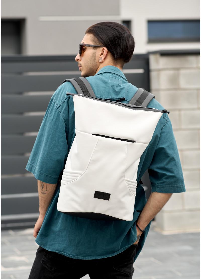 Рюкзак чоловічий Sambag RollTop X Білий (27151120r)