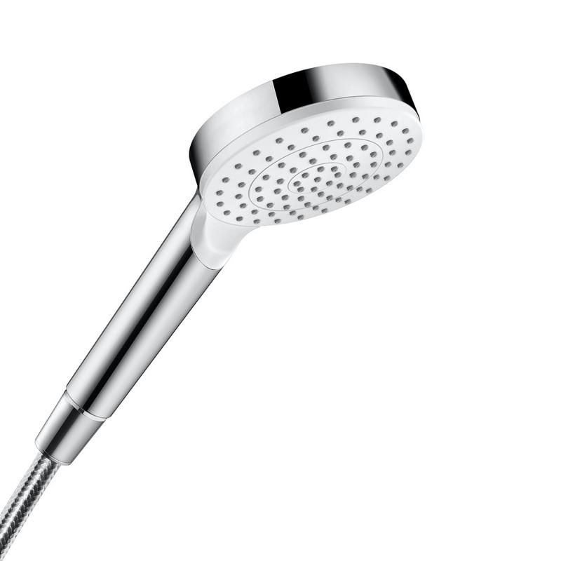 Воронка для ручного душа Hansgrohe Crometta 100 1jet EcoSmart 26333400 пластик Хром/Белый (LM-26333400)