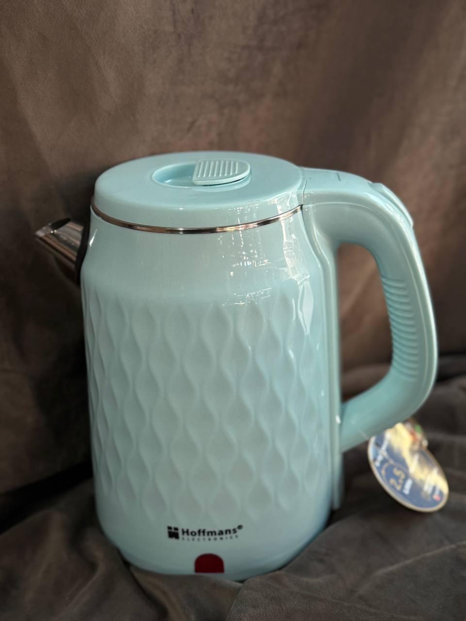 Електрочайник Hoffmans Electronics HM-2542-B 2000 Вт 2,5 л Блакитний (HM-2542-B)