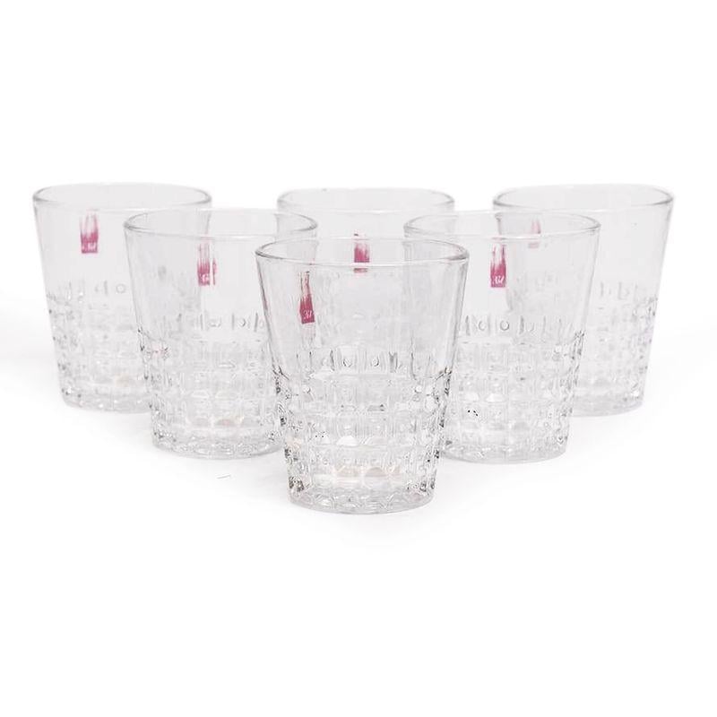 Набор стаканов Villa d'Este Pixel однотонных 270 мл/6 шт. Прозрачный (2422737)